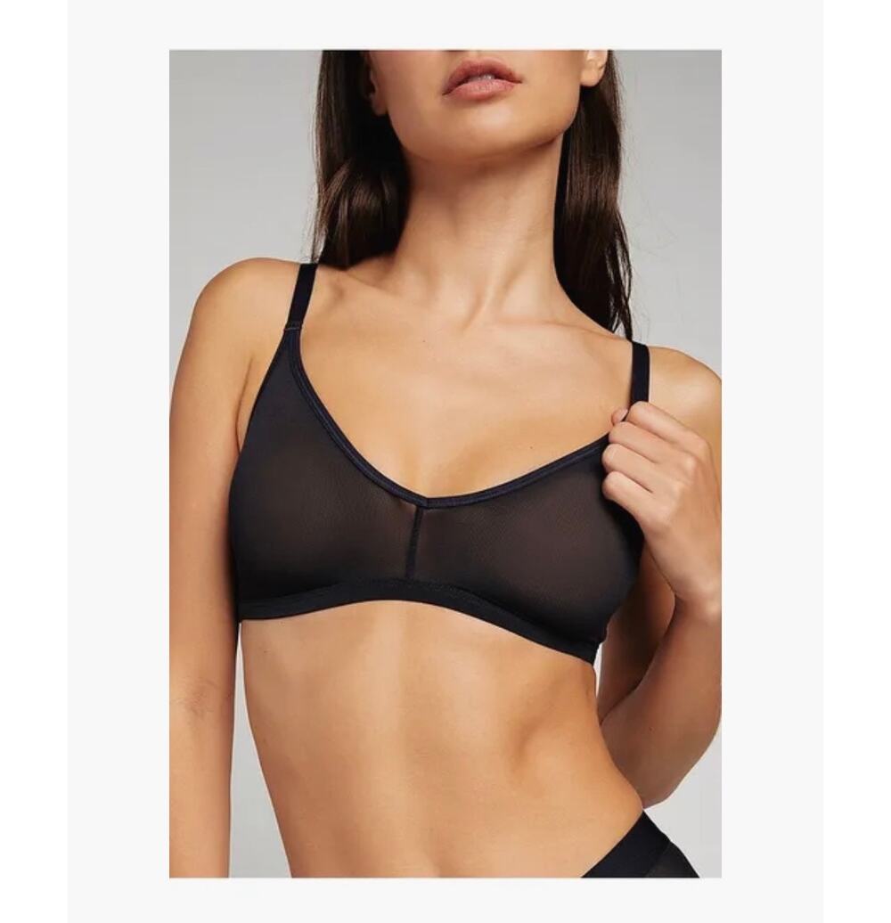 Negative Underwear Sieve Non-Wire Bra — Black, Size 5